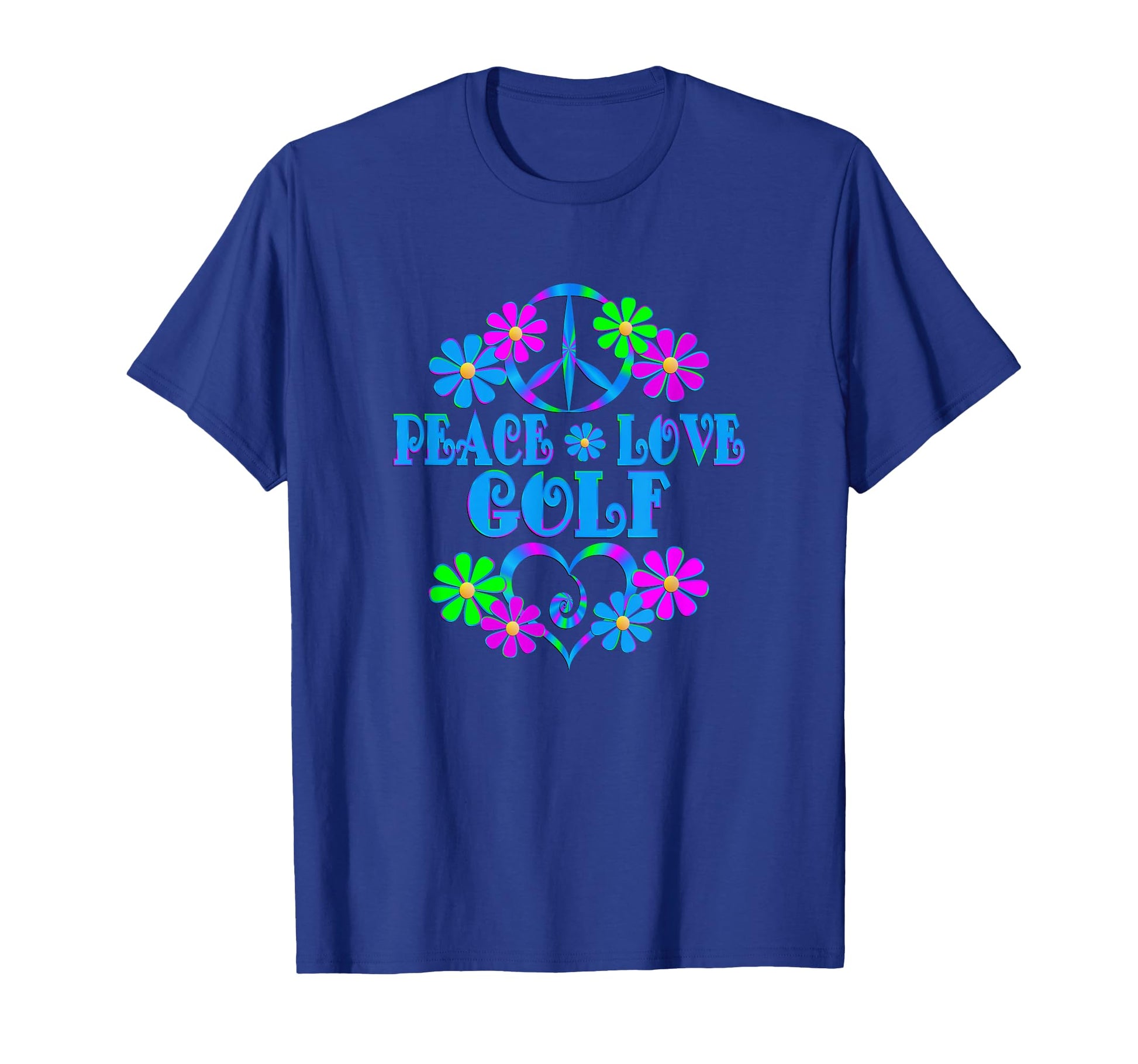Peace Love Golf T-Shirt - Casual Everyday Wear Men Women - T-Shirt, Sweatshirt, Hoodie