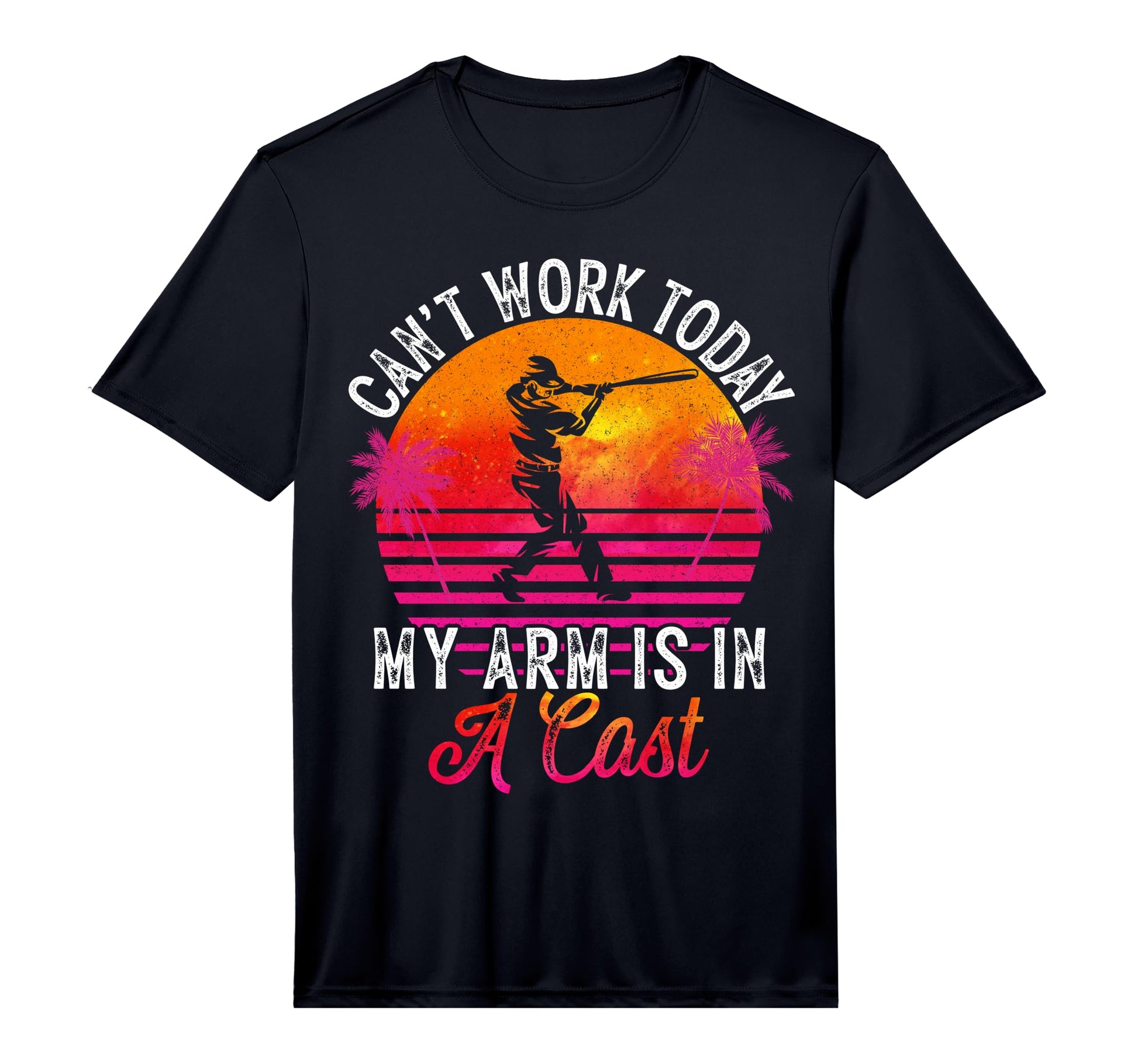 Funny Baseball Cant Work Today My T-Shirt - Casual Everyday Wear Unisex - T-Shirt, Sweatshirt, Hoodie