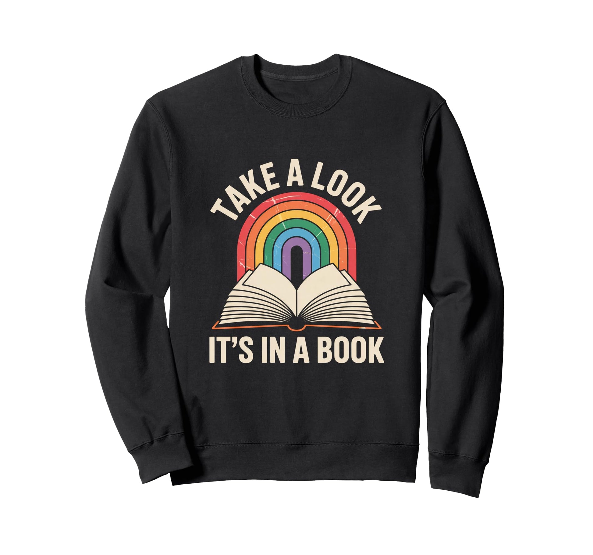 Take Its Book Reading Sweatshirt - Trendy Graphic Men Women - T-Shirt, Sweatshirt, Hoodie