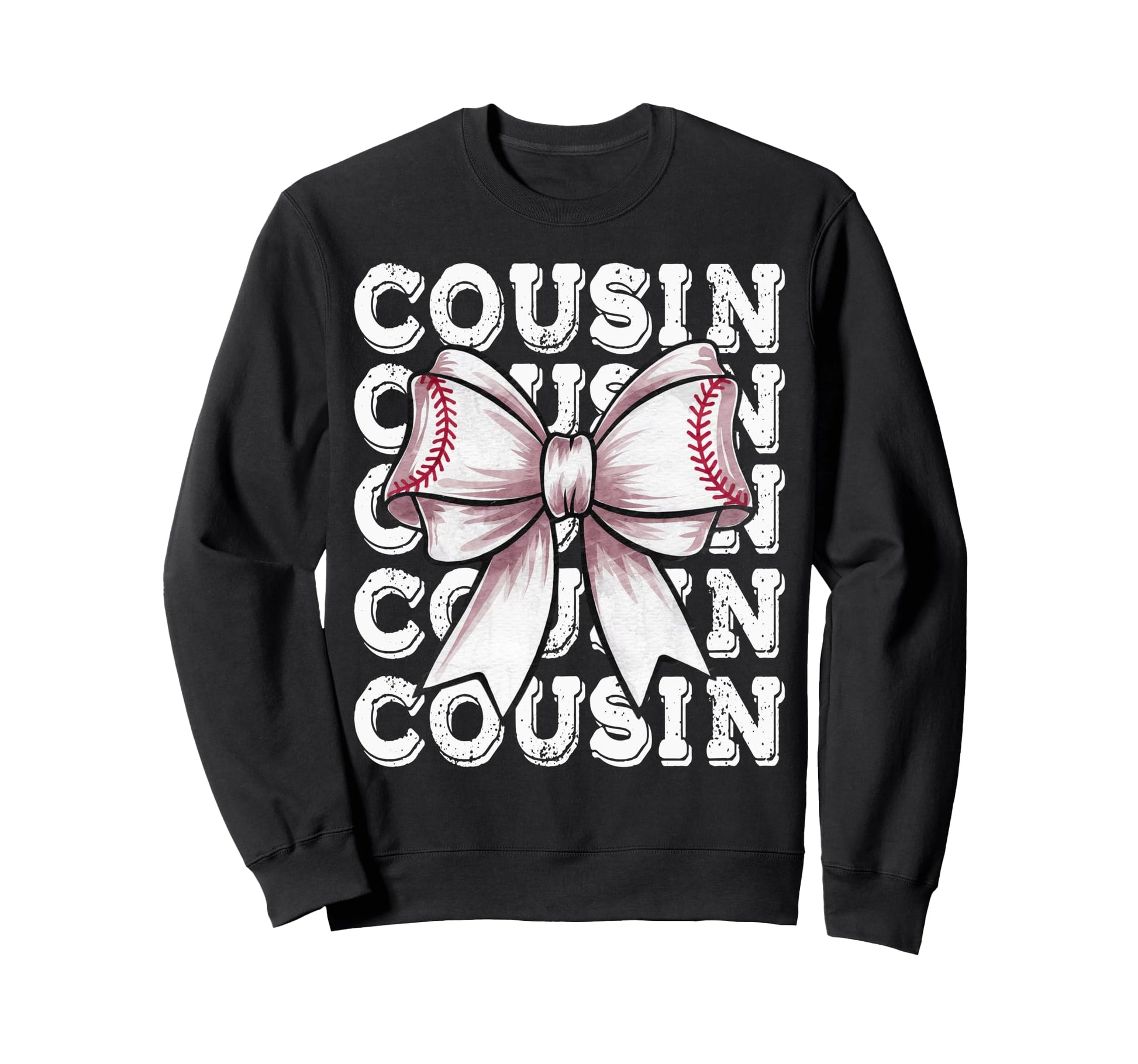 Coquette Baseball Cousin Matching Sweatshirt - Unique Graphic Men Women - T-Shirt, Sweatshirt, Hoodie