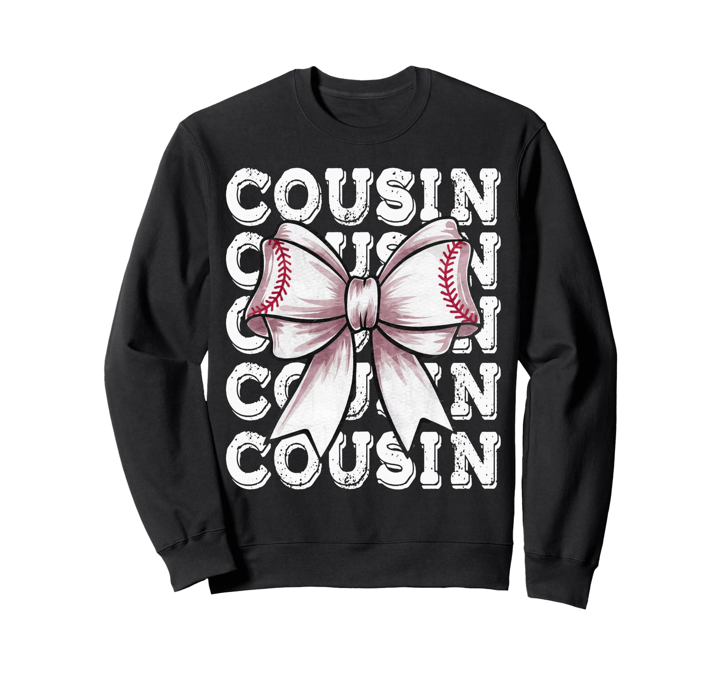 Coquette Baseball Cousin Matching Sweatshirt - Aesthetic Graphic Unisex - T-Shirt, Sweatshirt, Hoodie