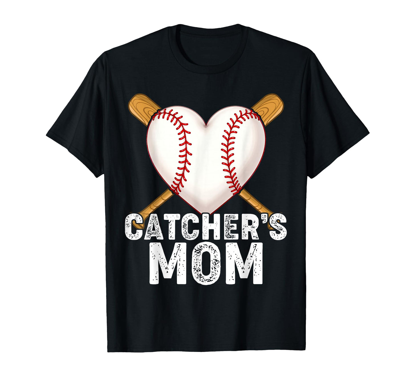 Baseball Catchers Mom T-Shirt - Fun Novelty Design for Adults - T-Shirt, Sweatshirt, Hoodie