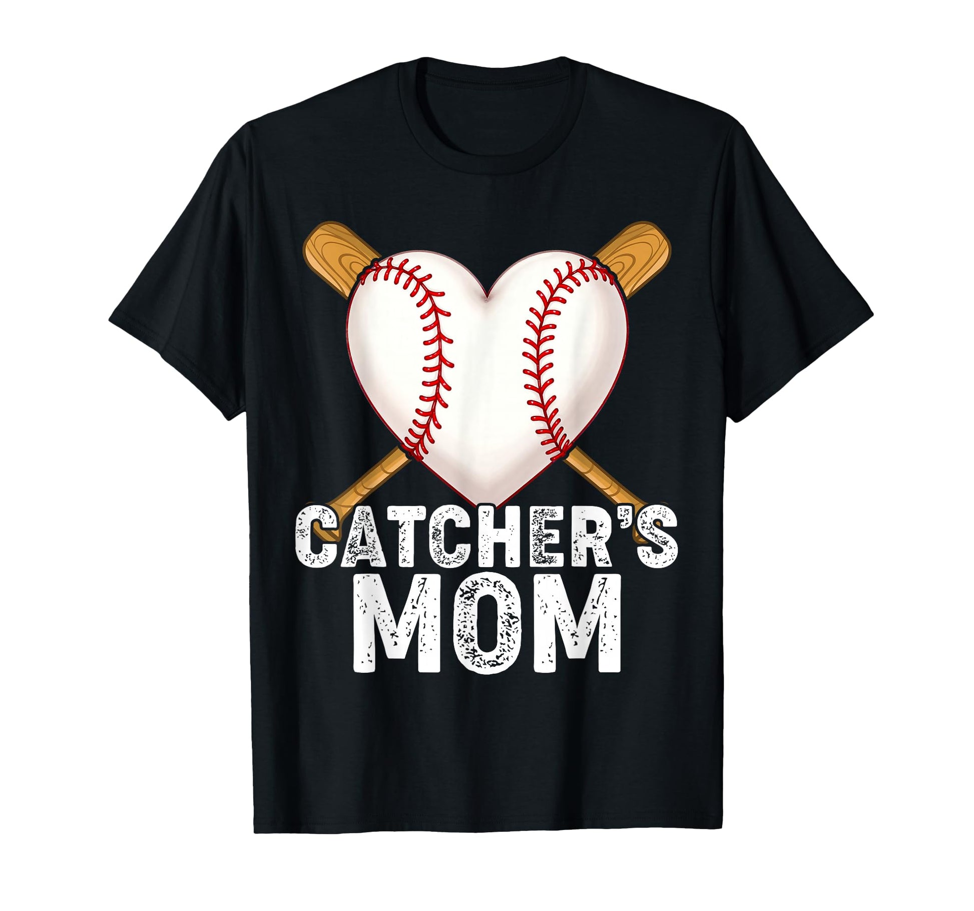 Baseball Catchers Mom T-Shirt - Fun Novelty Design for Adults - T-Shirt, Sweatshirt, Hoodie