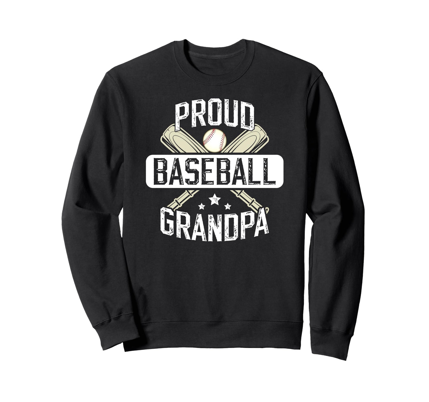 Proud Baseball Grandpa Baseball Player Sweatshirt - Trendy Graphic Unisex - T-Shirt, Sweatshirt, Hoodie
