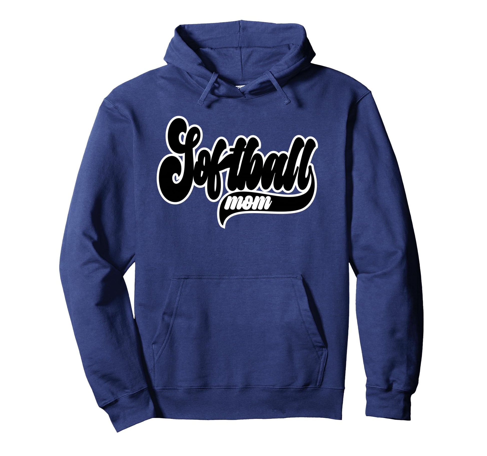 Softball Mom Sports Team Game Day Mama Hoodie - Trendy Graphic for Adults - T-Shirt, Sweatshirt, Hoodie