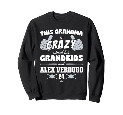 Grandma Crazy Alex Verdugo New York Sweatshirt - Aesthetic Graphic Unisex - T-Shirt, Sweatshirt, Hoodie