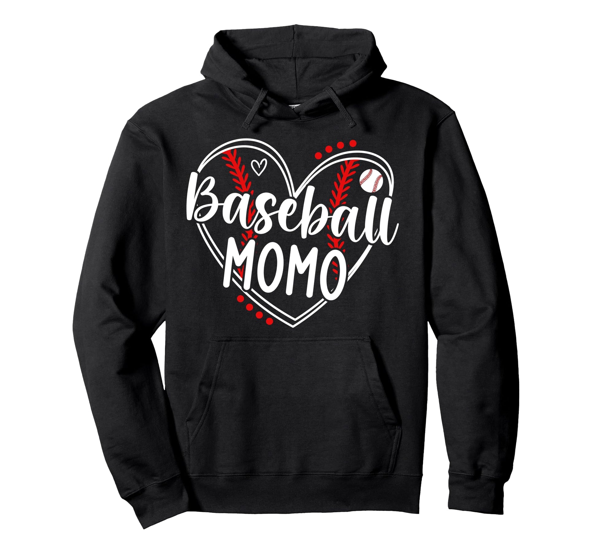 Baseball Momo Heart Momo Baseball Hoodie - Custom Art Print for Adults - T-Shirt, Sweatshirt, Hoodie
