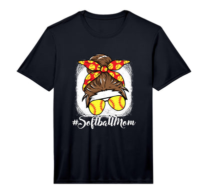 Mens Softball Mom Life Mama Mothers Day T-Shirt - Aesthetic Graphic Unisex - T-Shirt, Sweatshirt, Hoodie