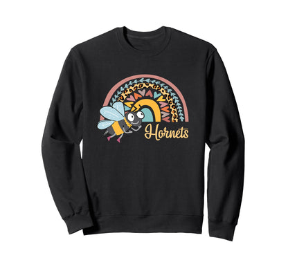Hornets Rainbow Boho Rainbow Leopard Sweatshirt - Fun Novelty Design Unisex - T-Shirt, Sweatshirt, Hoodie
