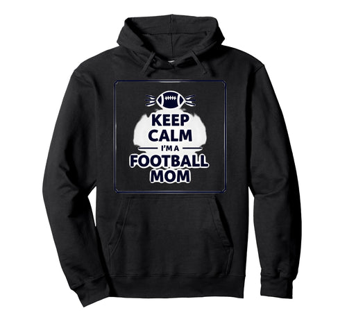 Keep Calm Game Day Flag Football Mom Hoodie - Minimalist Print Unisex - T-Shirt, Sweatshirt, Hoodie