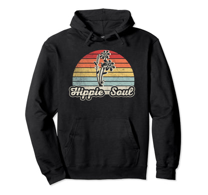 Hippie Soul Hippie Life Camping Peace Love Hoodie - Graphic Print Unisex - T-Shirt, Sweatshirt, Hoodie