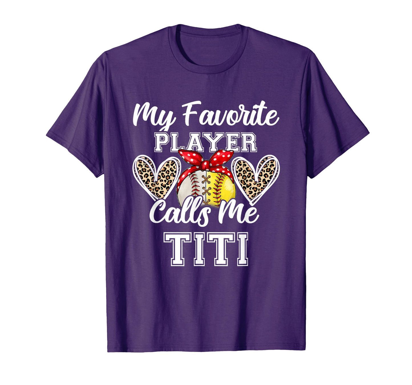My Favorite Baseball Player Calls Me Titi T-Shirt - Graphic Print Unisex - T-Shirt, Sweatshirt, Hoodie