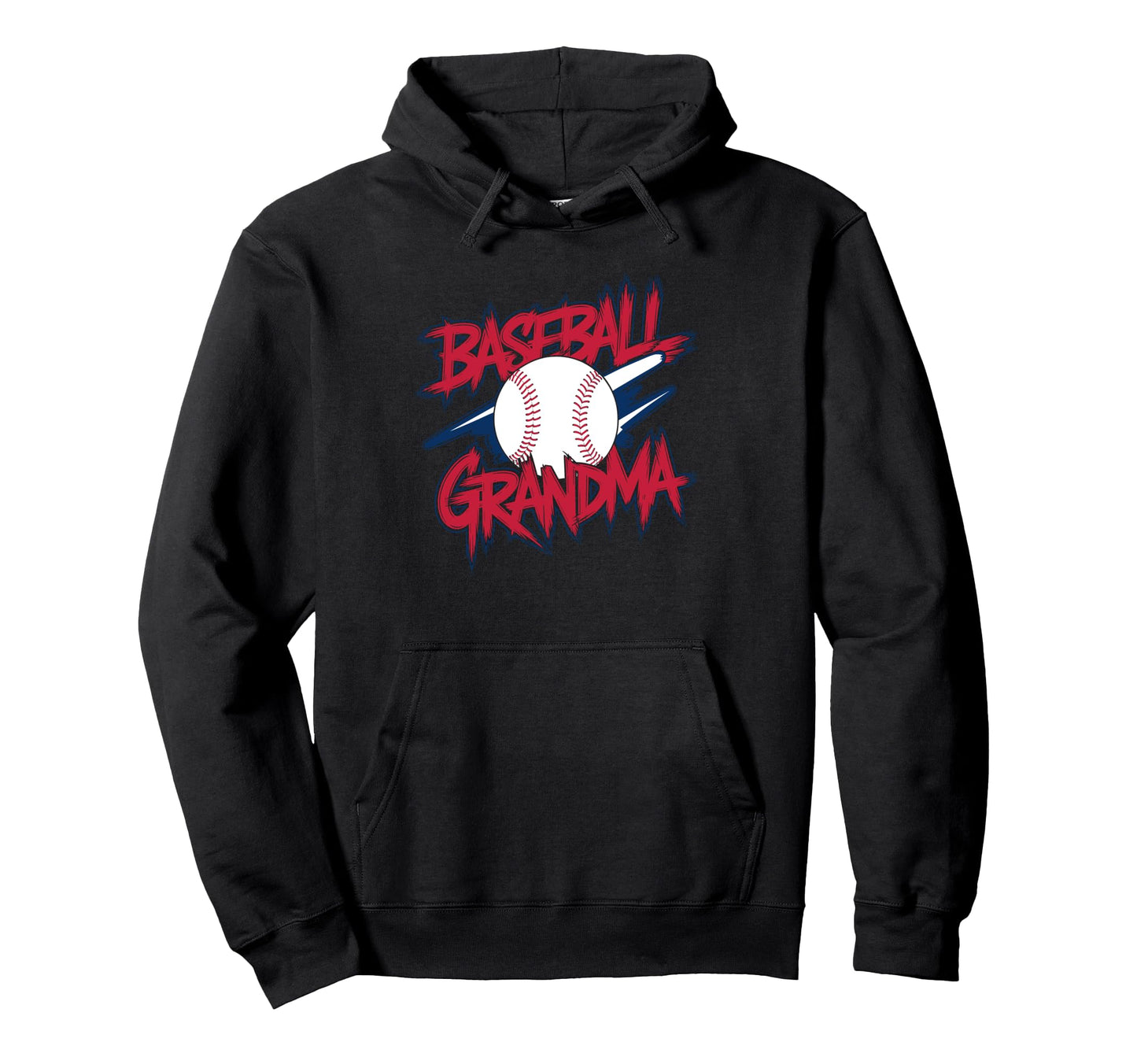 Baseball Grandma Hoodie - Custom Art Print Unisex - T-Shirt, Sweatshirt, Hoodie