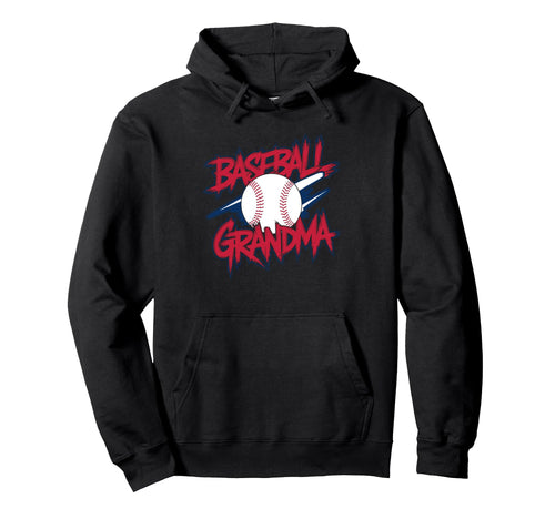 Baseball Grandma Hoodie - Custom Art Print Unisex - T-Shirt, Sweatshirt, Hoodie
