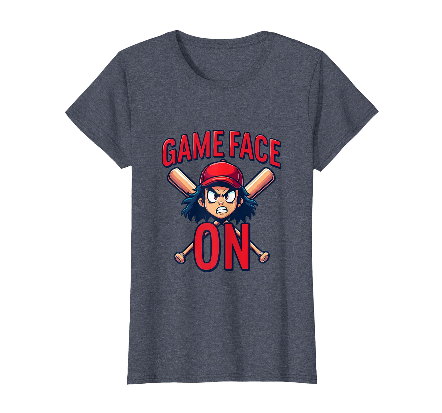 Game Face Baseball Mom T-Shirt - Streetwear Style for Adults - T-Shirt, Sweatshirt, Hoodie