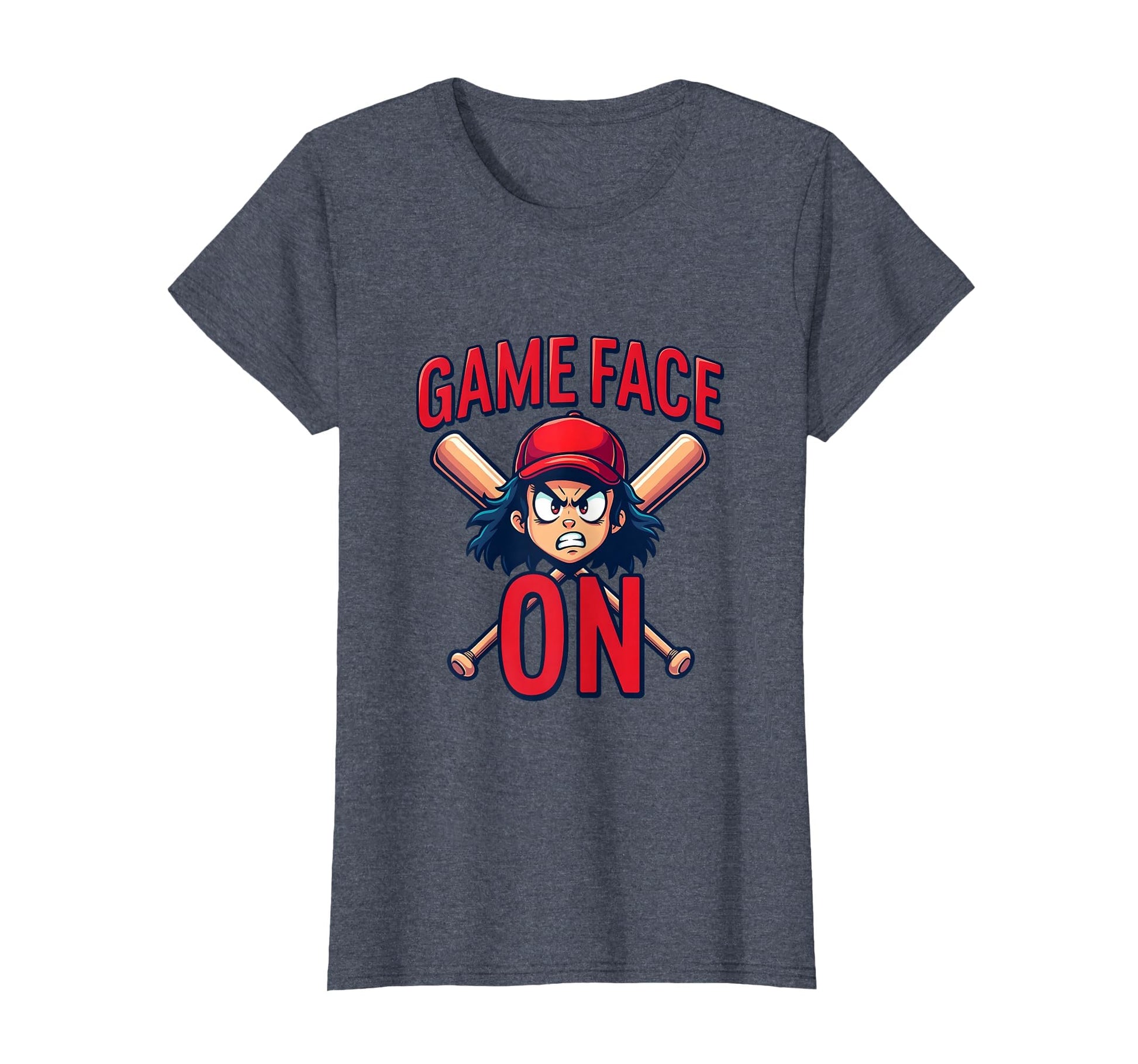 Game Face Baseball Mom T-Shirt - Streetwear Style for Adults - T-Shirt, Sweatshirt, Hoodie