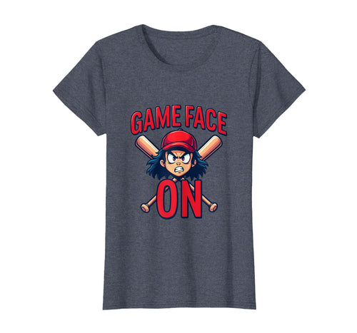 Game Face Baseball Mom T-Shirt - Streetwear Style for Adults - T-Shirt, Sweatshirt, Hoodie