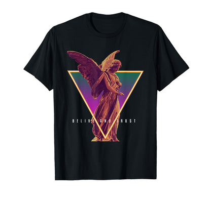 Believe And Trust Sad Greek T-Shirt - Casual Everyday Wear Unisex - T-Shirt, Sweatshirt, Hoodie