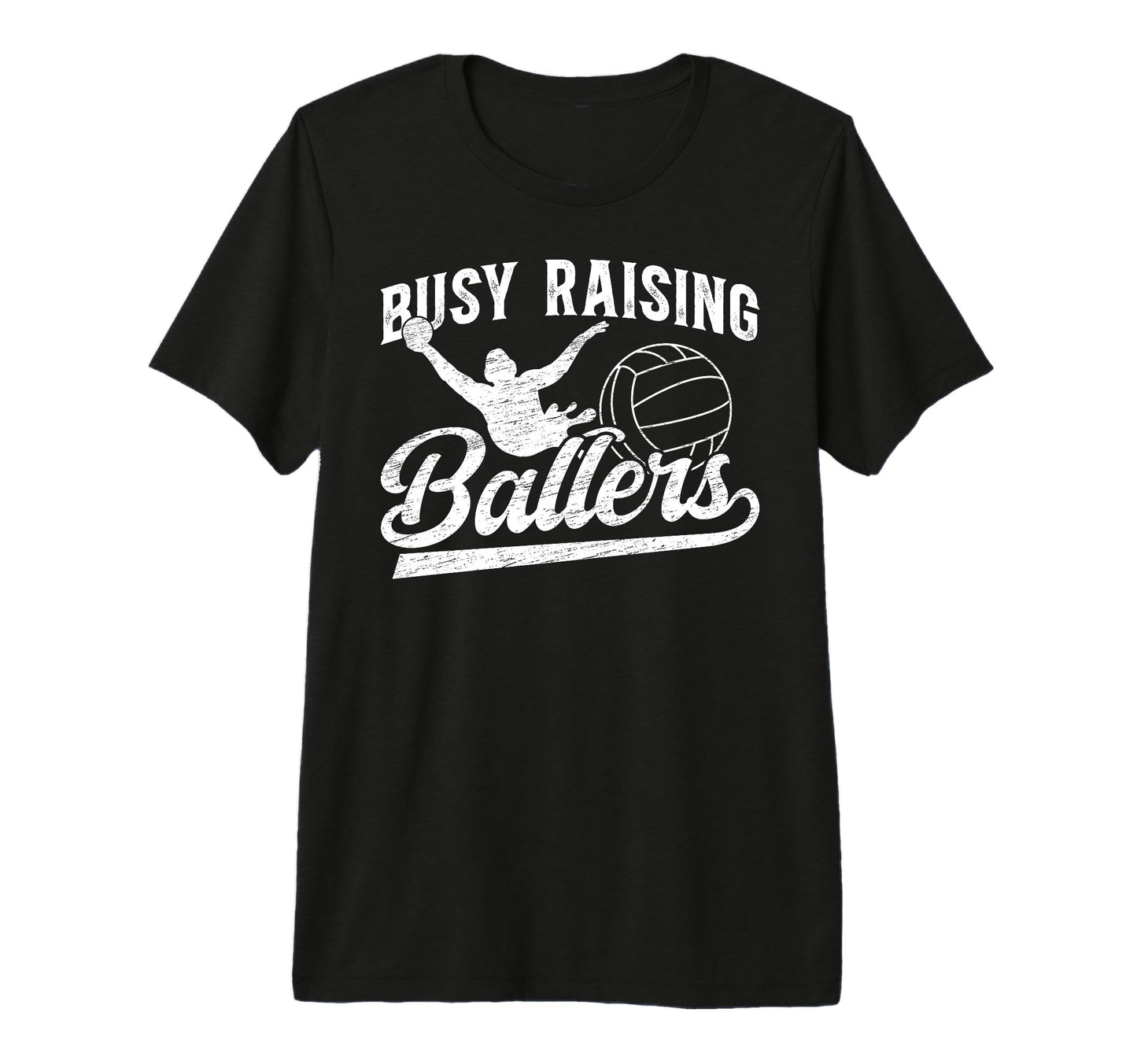 Mens Raising Ballers Water Polo Dad T-Shirt - Fun Novelty Design Men Women - T-Shirt, Sweatshirt, Hoodie