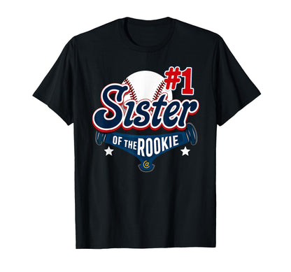 Sister Rookie 1St Birthday Baseball T-Shirt - Trendy Graphic Men Women - T-Shirt, Sweatshirt, Hoodie
