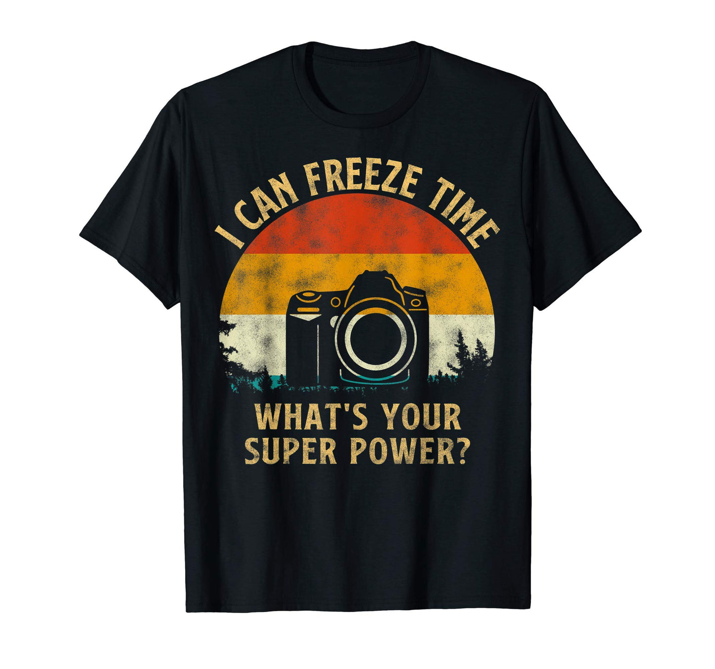 Shutterbug Camera Pine Tree T-Shirt - Novelty Apparel Men Women - T-Shirt, Sweatshirt, Hoodie