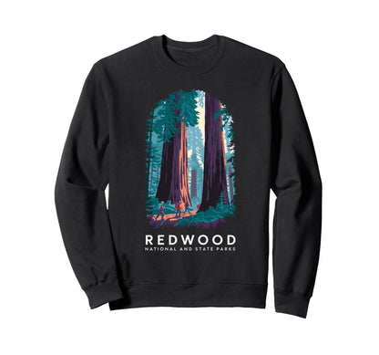 Redwood National State Parks Usa Sweatshirt - Novelty Apparel Men Women - T-Shirt, Sweatshirt, Hoodie
