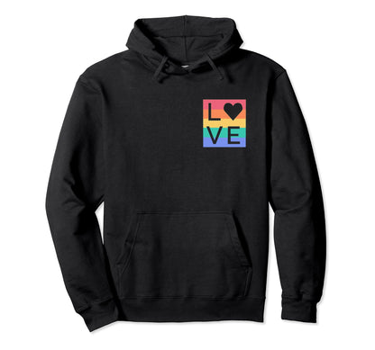 Love Pride Day Rainbow Lgbtq Love Hoodie - Graphic Print for Adults - T-Shirt, Sweatshirt, Hoodie