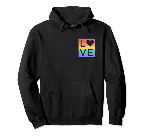 Love Pride Day Rainbow Lgbtq Love Hoodie - Graphic Print for Adults - T-Shirt, Sweatshirt, Hoodie