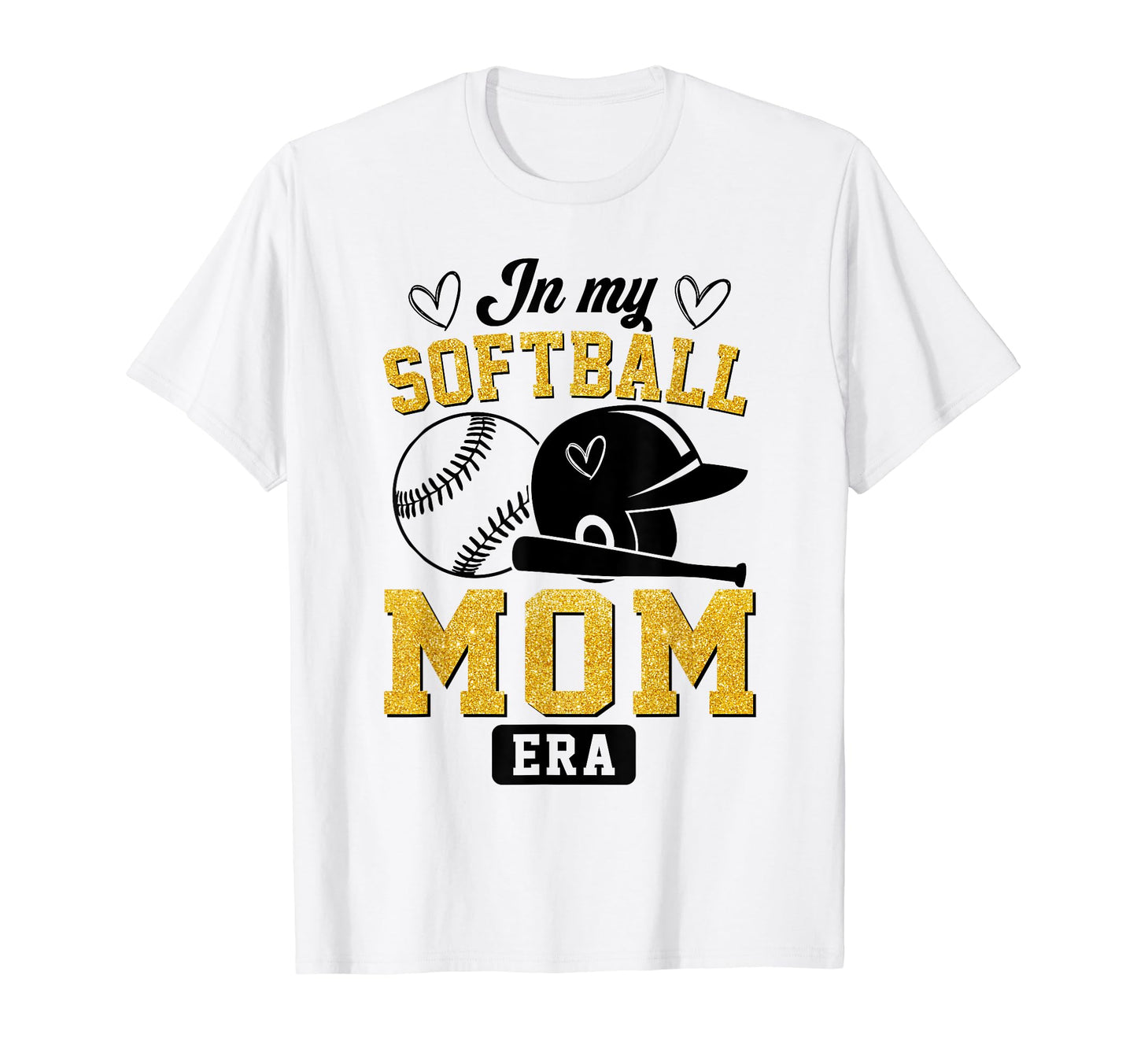 My Softball Mom Era Funny Softball T-Shirt - Unique Graphic for Adults - T-Shirt, Sweatshirt, Hoodie