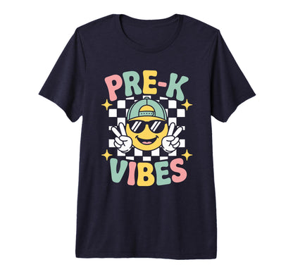Pre K Vibes Prek Pre Kindergarten T-Shirt - Aesthetic Graphic Unisex - T-Shirt, Sweatshirt, Hoodie