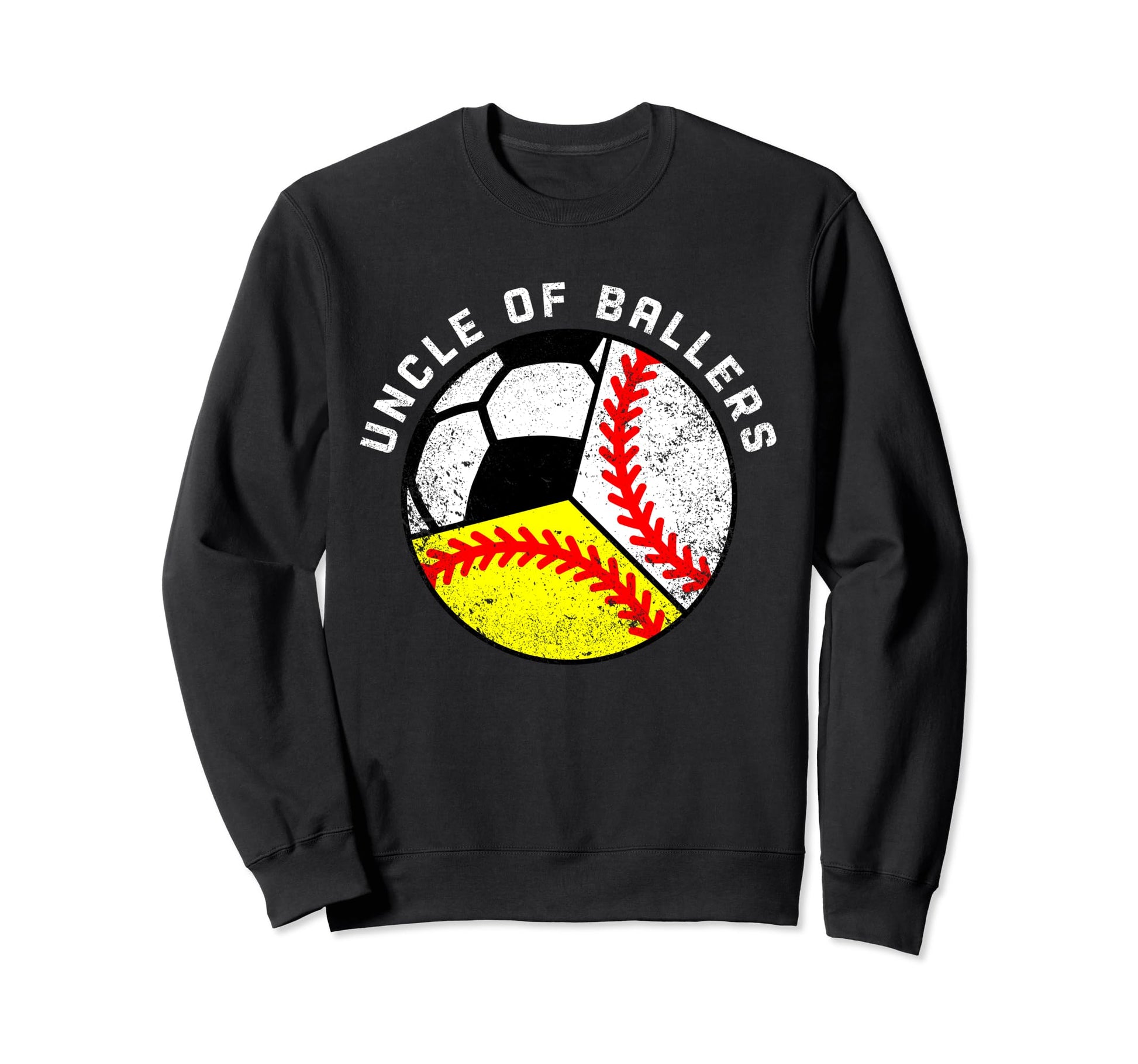 Uncle Ballers Funny Baseball Sweatshirt - Fun Novelty Design Men Women - T-Shirt, Sweatshirt, Hoodie