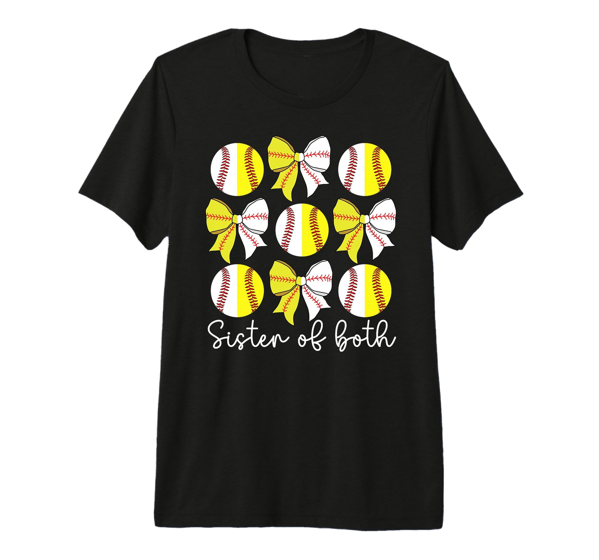 Sister Both Coquette Baseball Softball T-Shirt - Aesthetic Graphic Unisex - T-Shirt, Sweatshirt, Hoodie