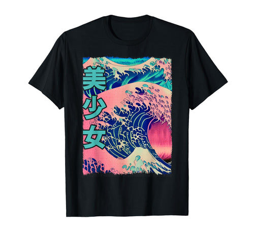 Vaporwave Cyber Pastel Punk Japanese T-Shirt - Aesthetic Graphic Men Women - T-Shirt, Sweatshirt, Hoodie