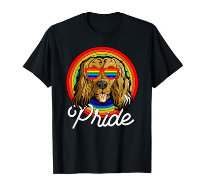 Cocker Spaniel Lgbt Pride Dog T-Shirt - Casual Everyday Wear for Adults - T-Shirt, Sweatshirt, Hoodie
