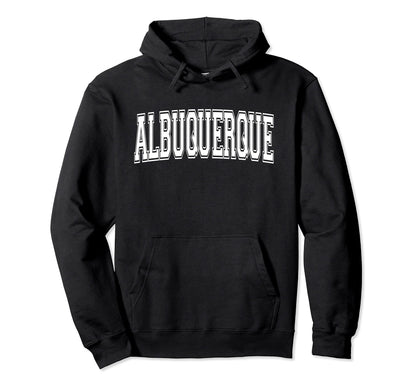 Albuquerque Nm New Mexico Usa Sports Hoodie - Aesthetic Graphic for Adults - T-Shirt, Sweatshirt, Hoodie