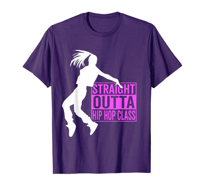 Straight Outta Hip Hop Class Hiphop T-Shirt - Custom Art Print Unisex - T-Shirt, Sweatshirt, Hoodie
