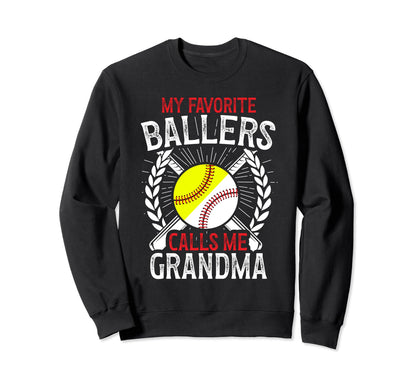 My Favorite Ballers Calls Me Sweatshirt - Unique Graphic for Adults - T-Shirt, Sweatshirt, Hoodie
