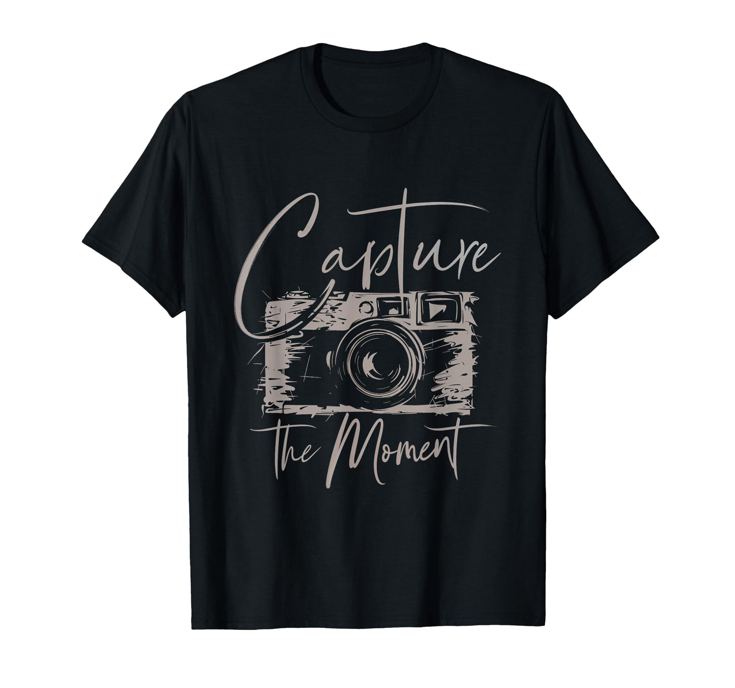 Capture Moment Photography Camera T-Shirt - Streetwear Style Unisex - T-Shirt, Sweatshirt, Hoodie