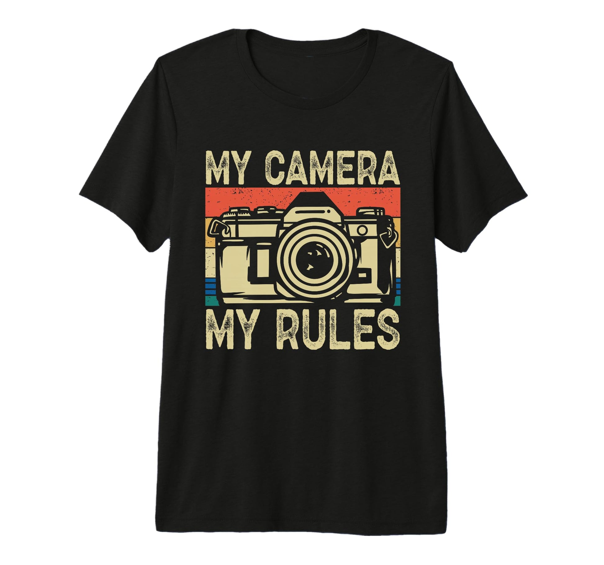 Photo Camera Photographer Flash People T-Shirt - Graphic Print Men Women - T-Shirt, Sweatshirt, Hoodie