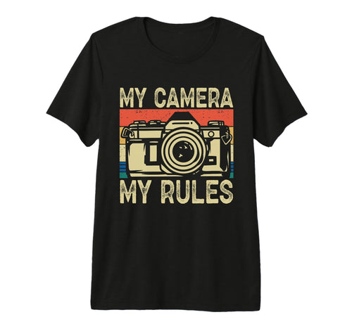 Photo Camera Photographer Flash People T-Shirt - Graphic Print Men Women - T-Shirt, Sweatshirt, Hoodie