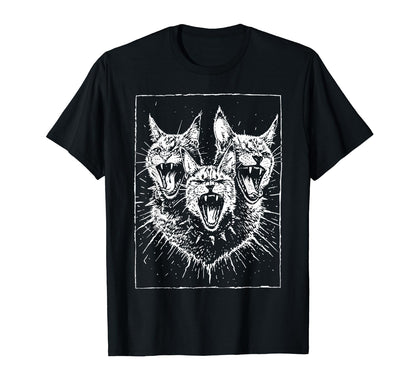 90S Grunge Cats Crust Punk Harajuku Goth T-Shirt - Custom Art Print Unisex - T-Shirt, Sweatshirt, Hoodie