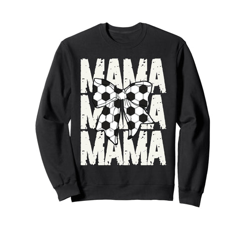 Soccer Mama Coquette Bow Sports Mom Sweatshirt - Custom Art Print Unisex - T-Shirt, Sweatshirt, Hoodie
