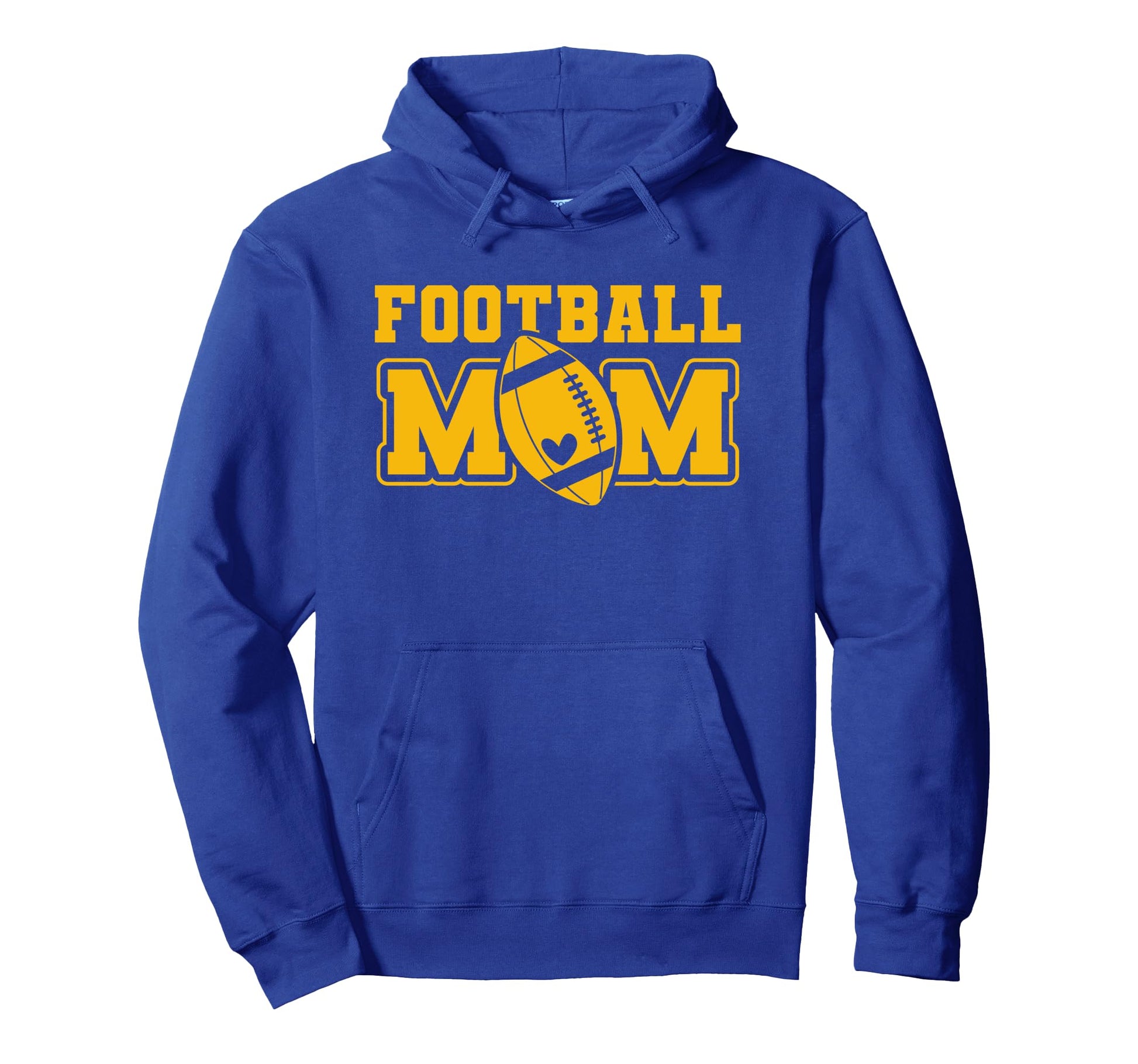 Womens Game Day Blue And Yellow High School Hoodie - Graphic Print Unisex - T-Shirt, Sweatshirt, Hoodie