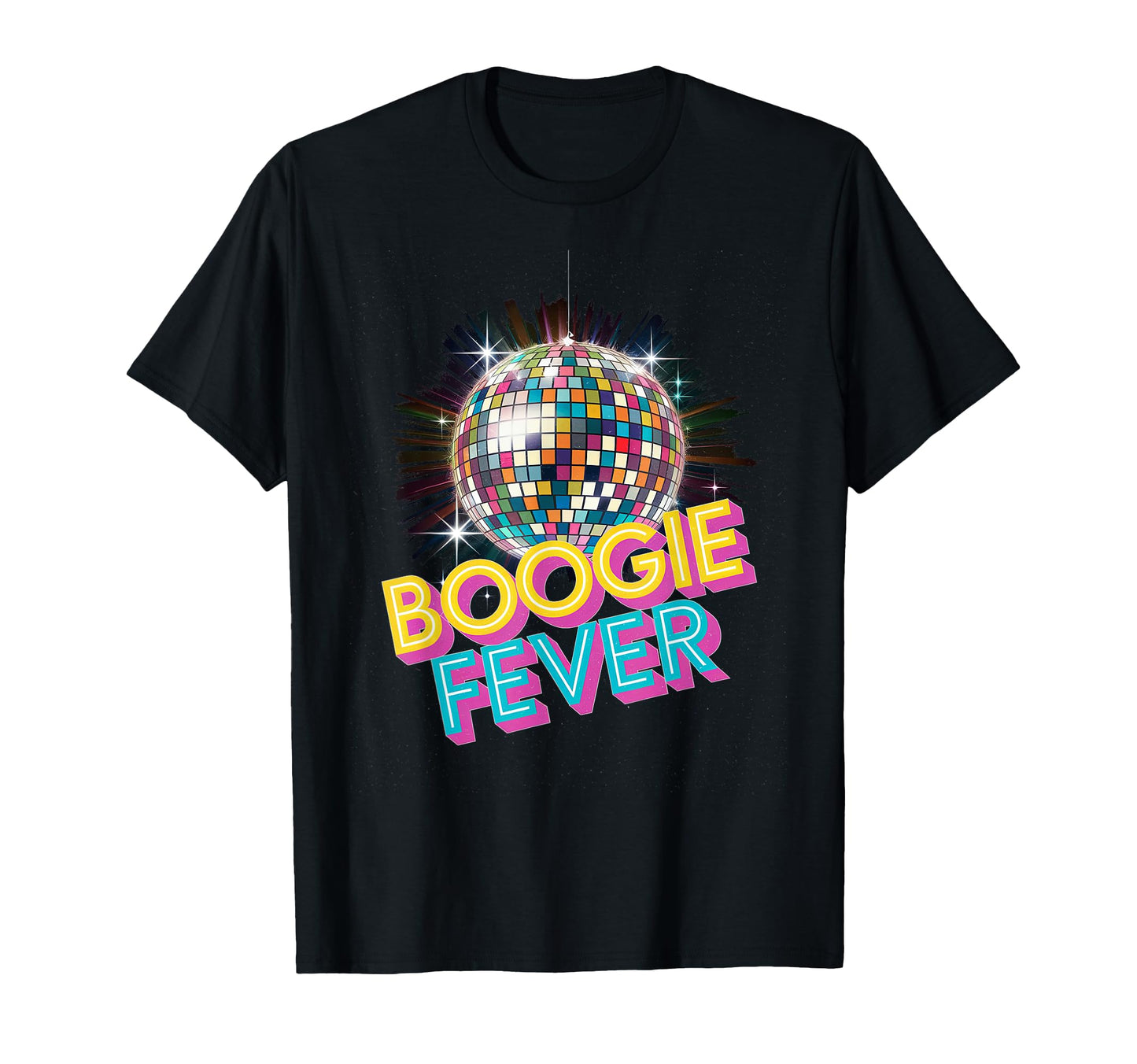 Disco Ball Boogie Fever Discoball Party T-Shirt - Trendy Graphic Unisex - T-Shirt, Sweatshirt, Hoodie