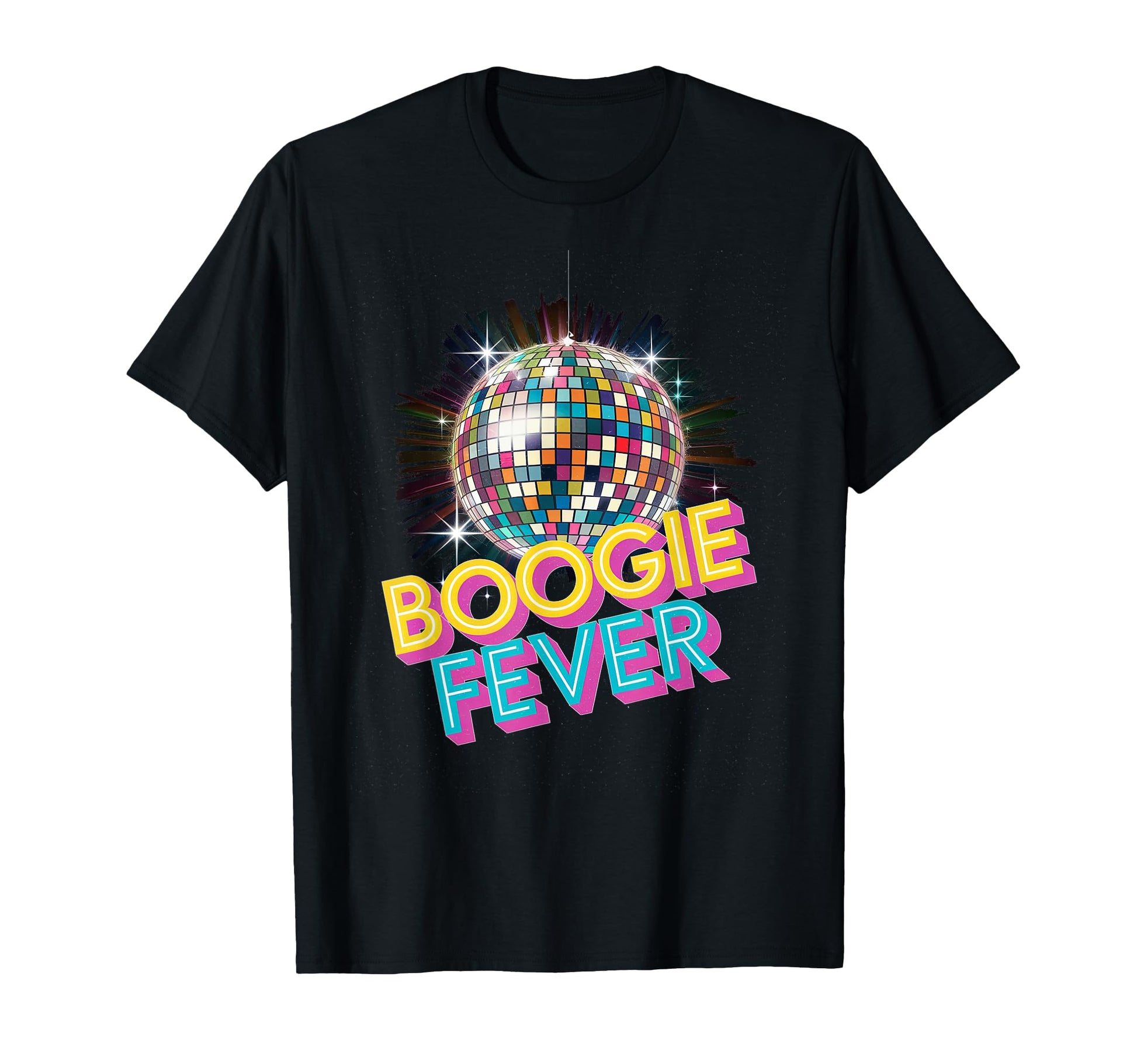 Disco Ball Boogie Fever Discoball Party T-Shirt - Trendy Graphic Unisex - T-Shirt, Sweatshirt, Hoodie