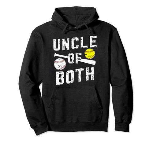 Uncle Both Baseball Softball Hoodie - Casual Everyday Wear for Adults - T-Shirt, Sweatshirt, Hoodie
