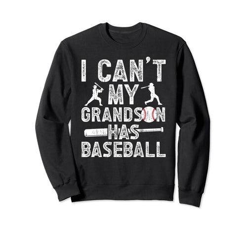 My Grandson Has Baseball Grandpa Sweatshirt - Graphic Print Men Women - T-Shirt, Sweatshirt, Hoodie