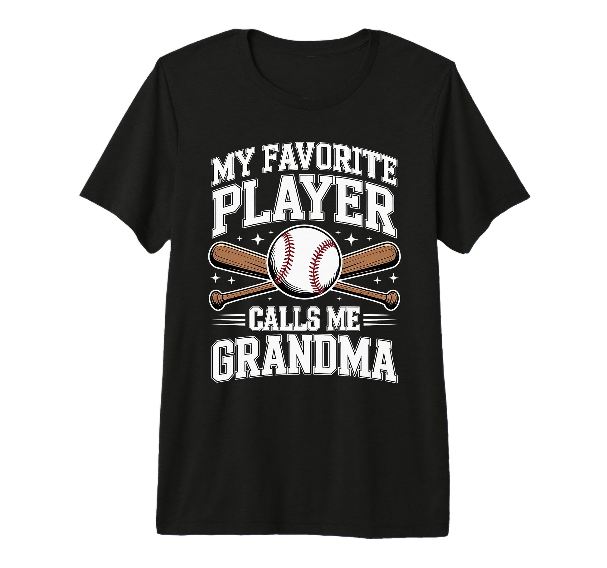 Baseball My Favorite Player Calls Me T-Shirt - Custom Art Print for Adults - T-Shirt, Sweatshirt, Hoodie