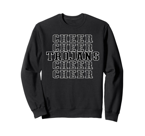 Trojans Cheer Squad Cheerleader Sweatshirt - Aesthetic Graphic Unisex - T-Shirt, Sweatshirt, Hoodie