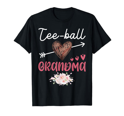 Ball Grandma Heart Baseball Family T-Shirt - Trendy Graphic Men Women - T-Shirt, Sweatshirt, Hoodie